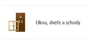 Okna, dveře a schody