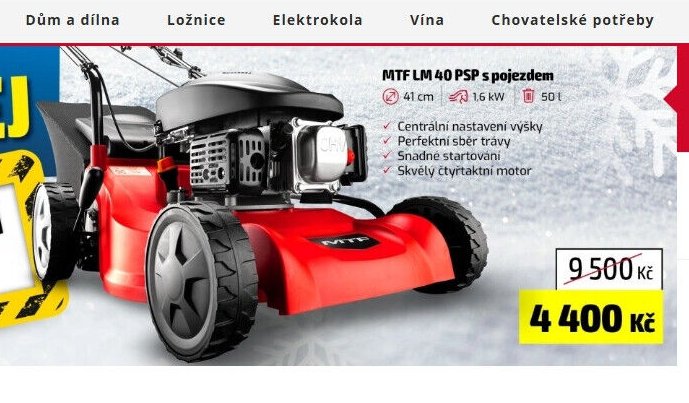 MTF LM 40 PSP s pojezdem