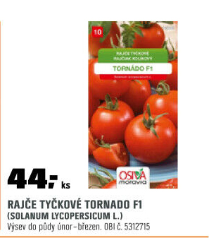 Rajče tyčkové TORNÁDO F1