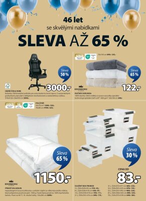akční leták Jysk 10.3.2025-15.4.2025
