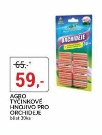 AGRO TYČINKOVÉ HNOJIVO PRO ORCHIDEJE