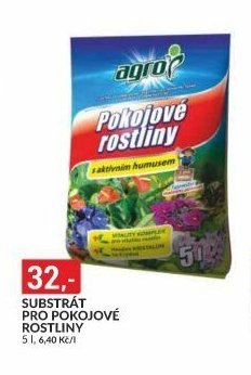 SUBSTRÁT PRO POKOJOVÉ ROSTLINY