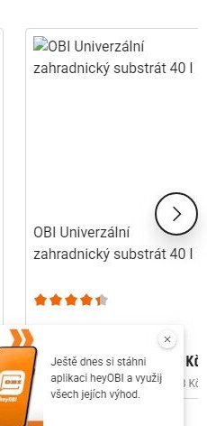 OBI Univerzální zahradnický substrát 40 l