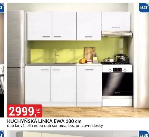 KUCHYŇSKÁ LINKA EWA 180 cm