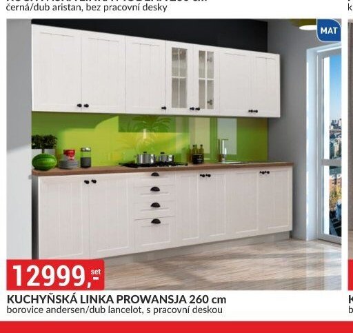 KUCHYŇSKÁ LINKA PROWANSJA 260 cm