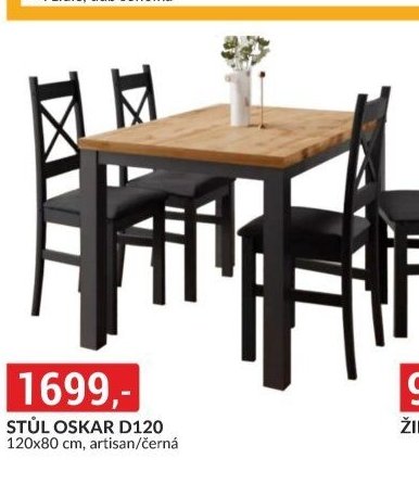 STŮL OSKAR D120