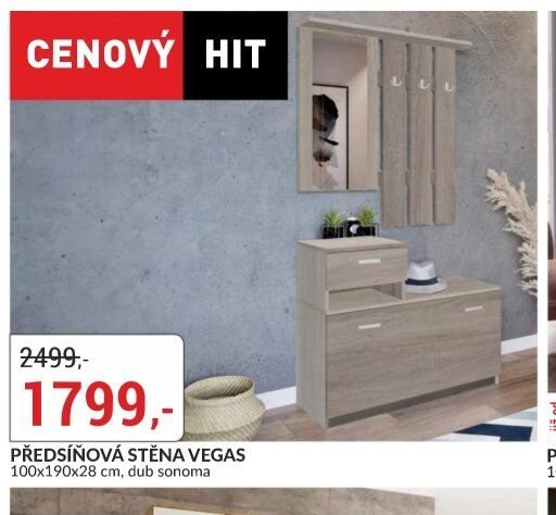 PŘEDSÍŇOVÁ STĚNA VEGAS