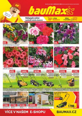 akční leták bauMax 1.4.2025-30.4.2025