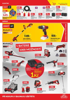 akční leták bauMax 1.4.2025-30.4.2025