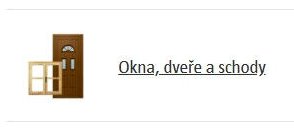 Okna, dveře a schody