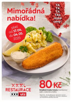 akční leták XXXLutz 17.4.2025-4.5.2025