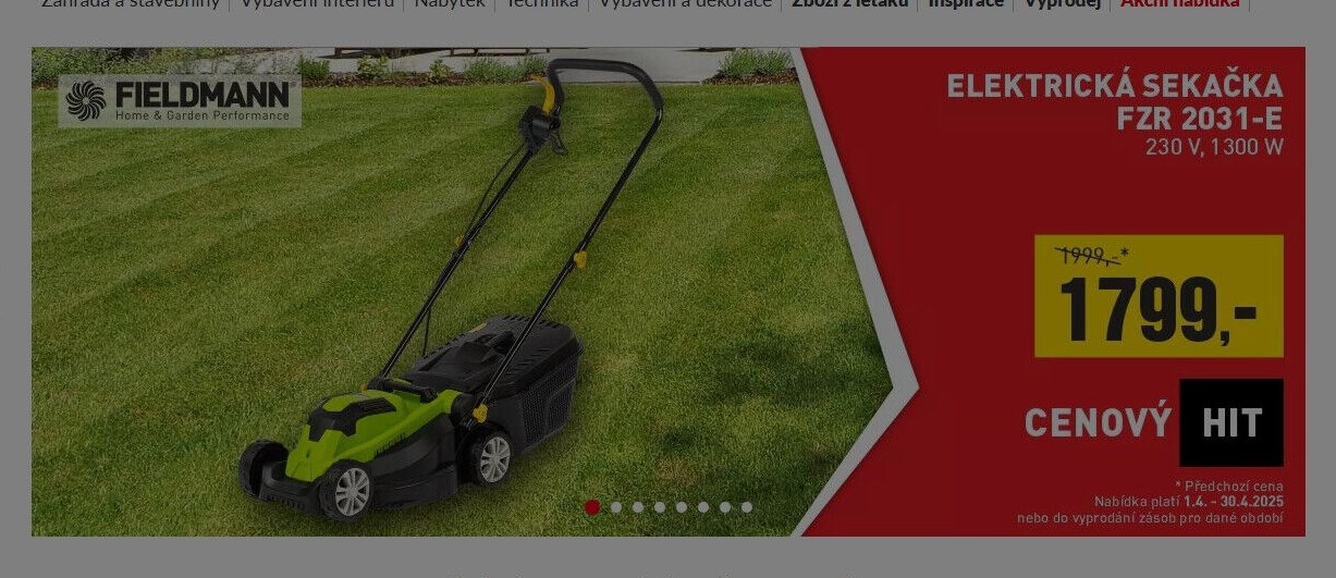 Elektrická sekačka FZR 2031-E