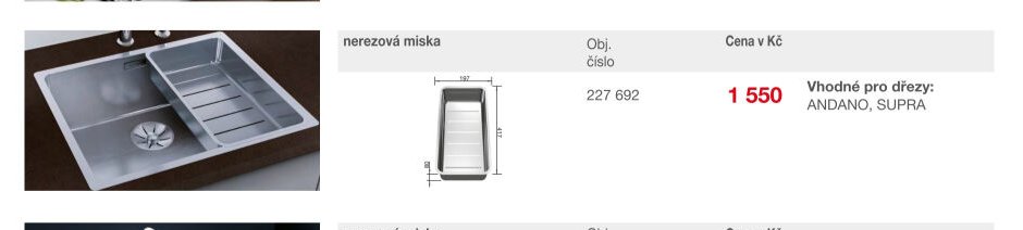 nerezová miska