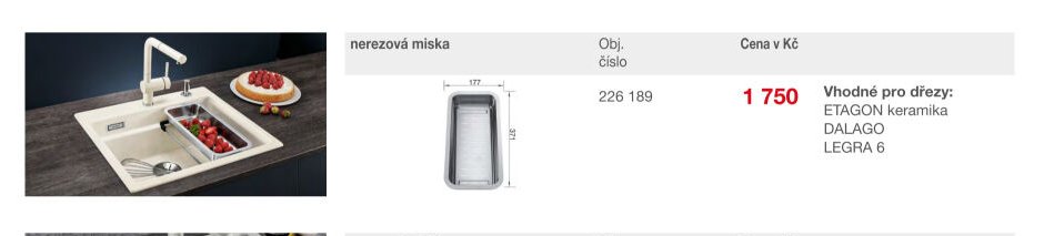 nerezová miska