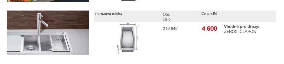 nerezová miska