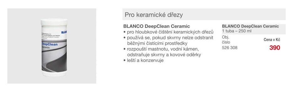 BLANCO DeepClean Ceramic
