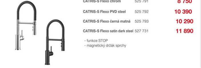 CATRIS-S Flexo černá matná