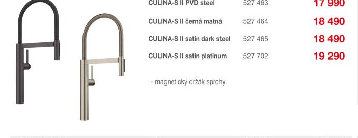 CULINA-S II satin dark steel