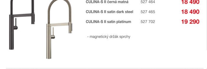 CULINA-S II satin platinum