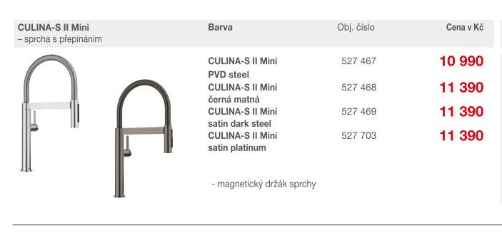 CULINA-S II Mini PVD steel