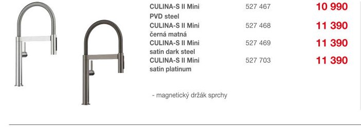 CULINA-S II Mini satin dark steel