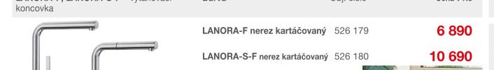 LANORA-F nerez kartáčovaný