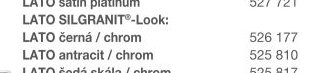 LATO černá / chrom