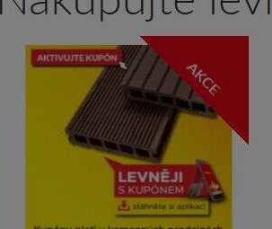 Dřevěné terasové prkno