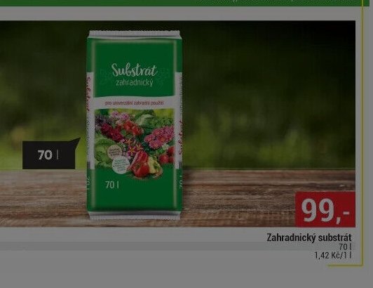 Zahradnický substrát 70 l