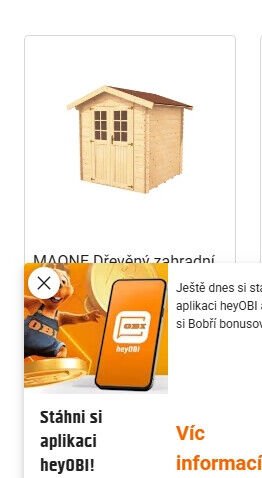 MAONE Dřevěný zahradní domek