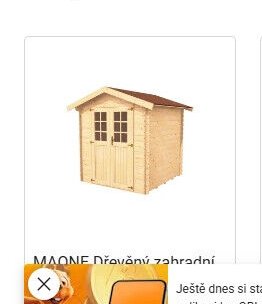 MAGNE Dřevěný zahradní domek