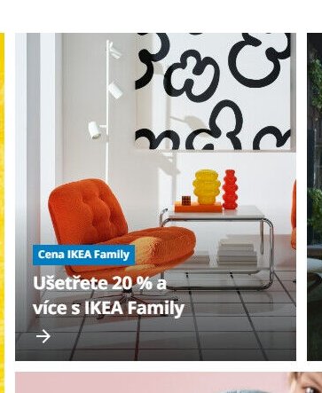 Ušetřete 20 % a více s IKEA Family