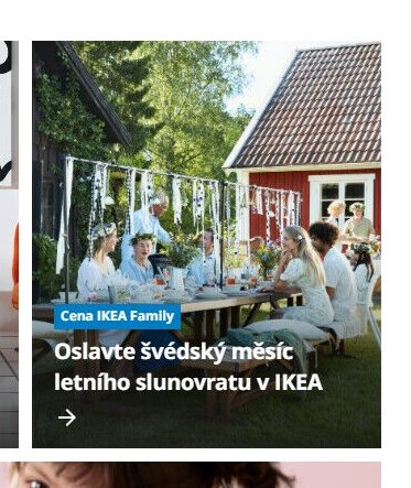 Oslavte švédský měsíc letního slunovratu v IKEA