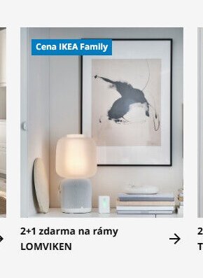 2+1 zdarma na rámy LOMVIKEN