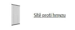 Sítě proti hmyzu