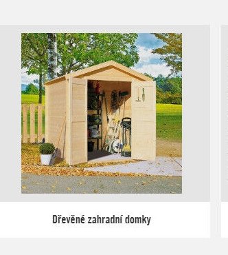 Dřevěné zahradní domky