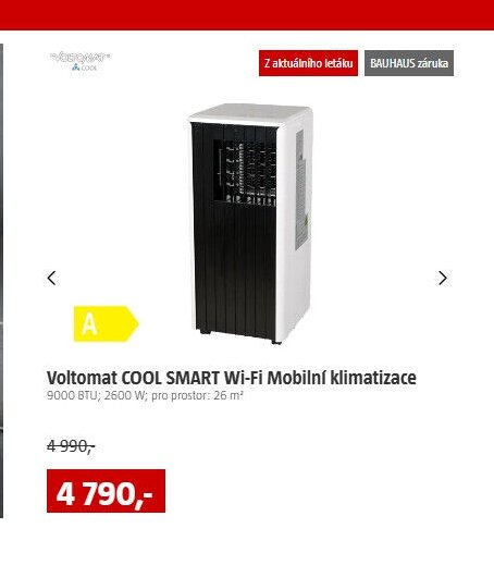 Voltomat COOL SMART Wi-Fi Mobilní klimatizace