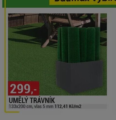UMĚLÝ TRÁVNÍK
