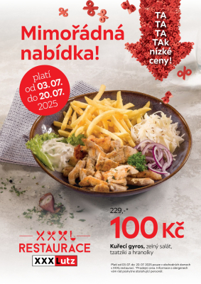 akční leták XXXLutz 3.7.2025-20.7.2025