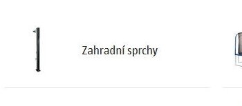 Zahradní sprchy