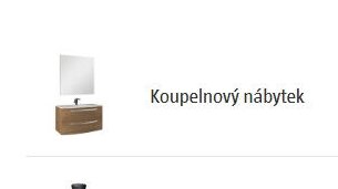 Koupelnový nábytek
