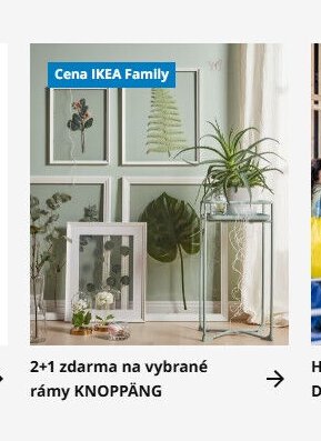 2+1 zdarma na vybrané rámy KNOPPÄNG