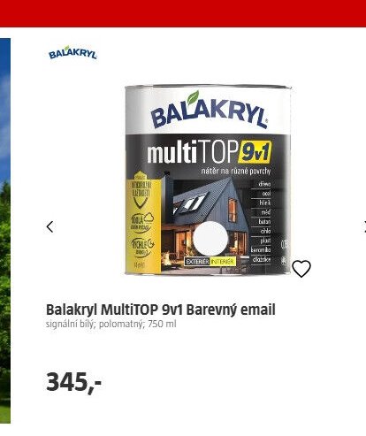 Balakryl MultiTOP 9v1 Barevný email