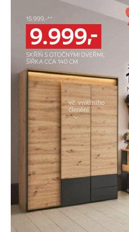 Skříň s otočnými dveřmi