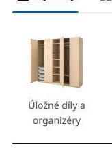 Úložné díly a organizéry