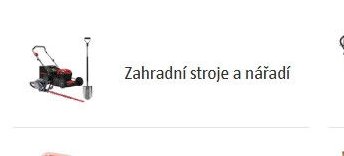Zahradní stroje a nářadí