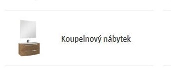 Koupelnový nábytek