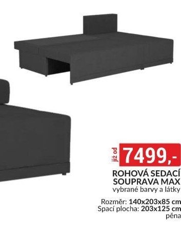 ROHOVÁ SEDACÍ SOUPRAVA MAX