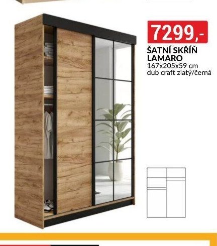 ŠATNÍ SKŘÍŇ LAMARO