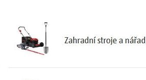 Zahradní stroje a nářadí